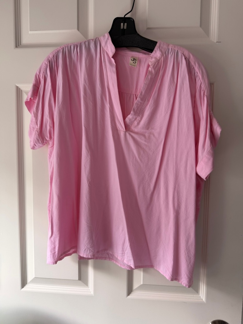 Pink cotton blouse